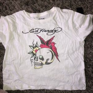 ED HARDY crop top